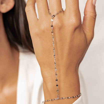 Rolo Hand Chain Bracelet