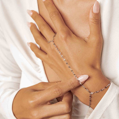 Rolo Hand Chain Bracelet