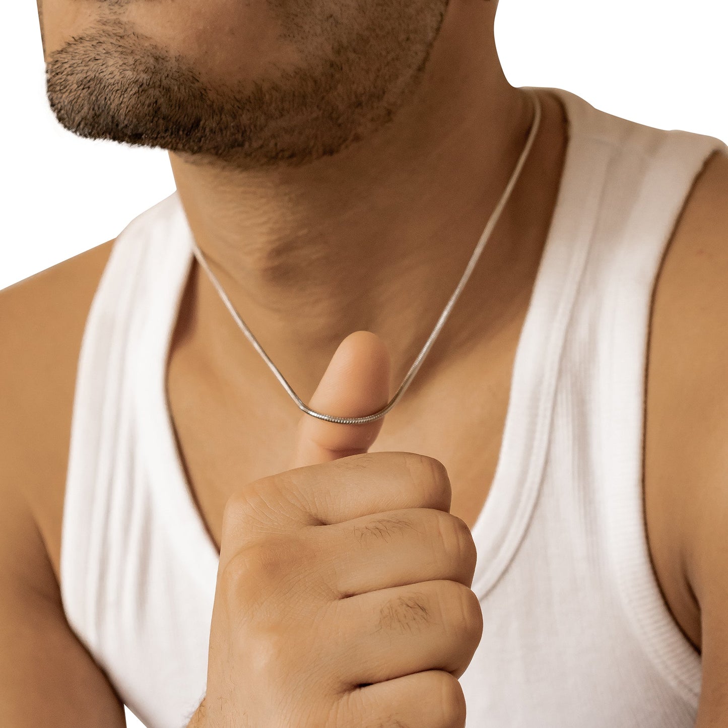 Round Snake Chain Necklace Waterproof 55-60cm