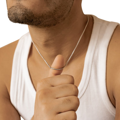 Round Snake Chain Necklace Waterproof 55-60cm