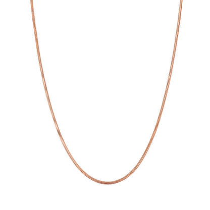 Round Snake Chain Necklace Waterproof 55-60cm