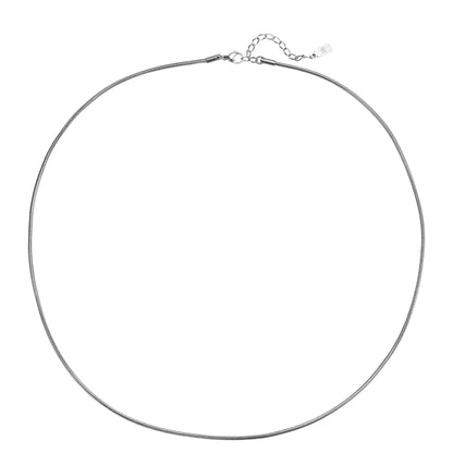 Round Snake Chain Necklace Waterproof 55-60cm