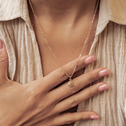 Sailboat Sparkle Pendant Necklace Sterling Silver
