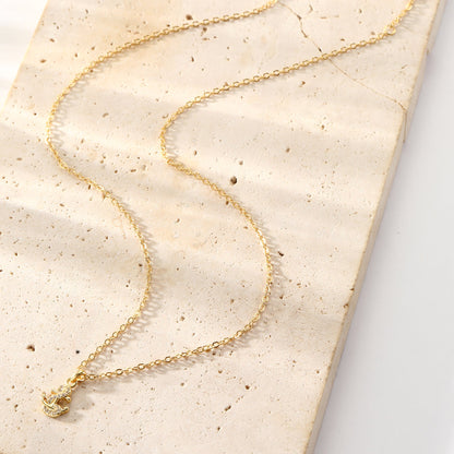 Sailboat Sparkle Pendant Necklace Sterling Silver