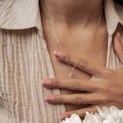Sailboat Sparkle Pendant Necklace Sterling Silver