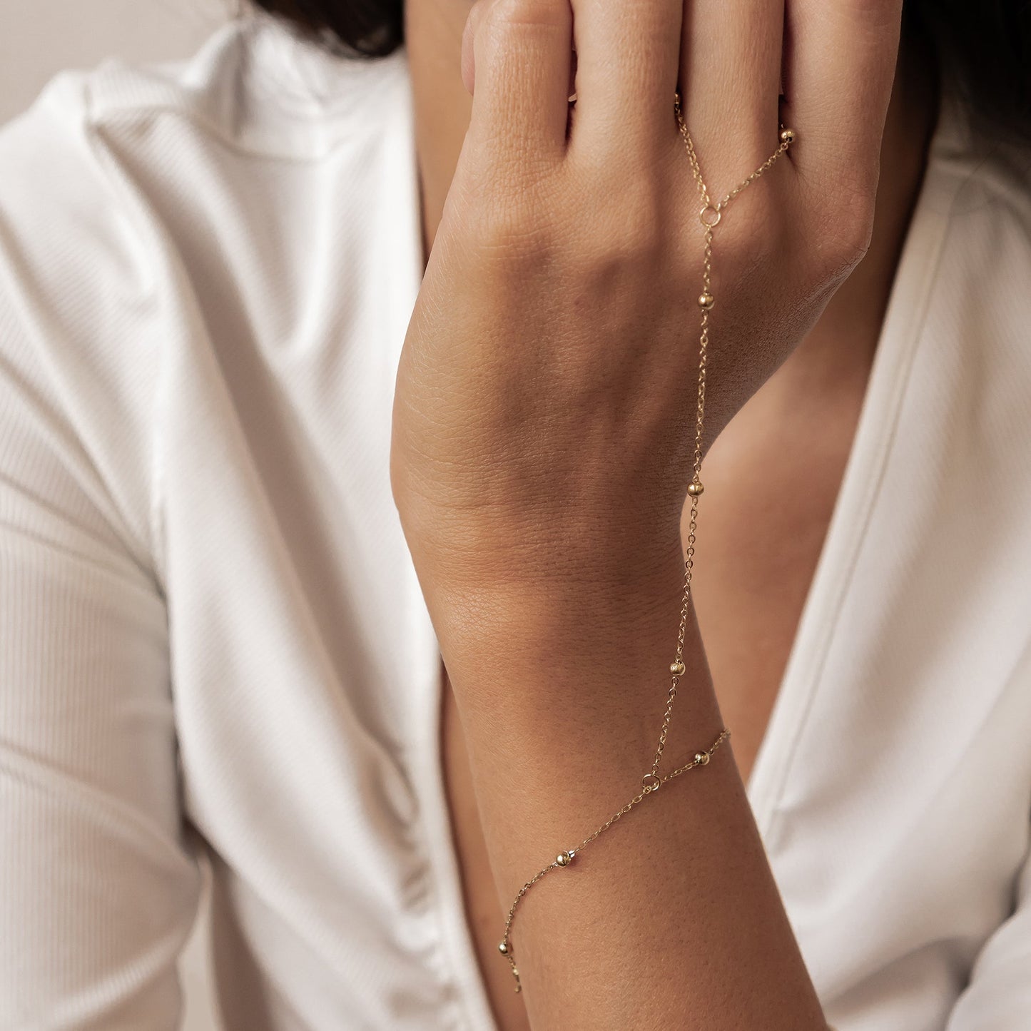 Satellite Hand Chain Bracelet