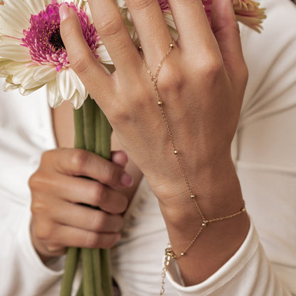 Satellite Hand Chain Bracelet