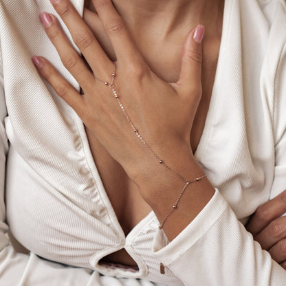 Satellite Hand Chain Bracelet