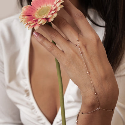 Satellite Hand Chain Bracelet