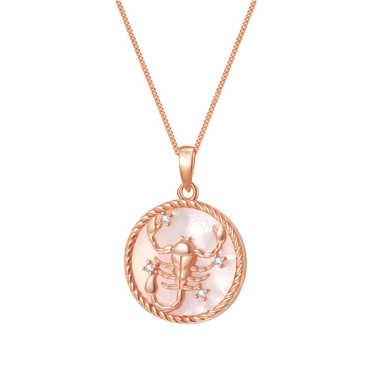 Scorpio Zodiac Pendant Necklace