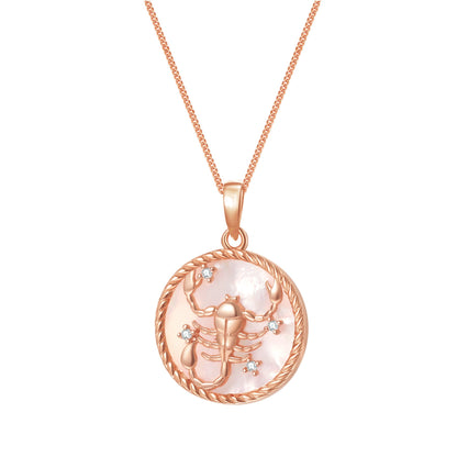 Scorpio Zodiac Pendant Necklace
