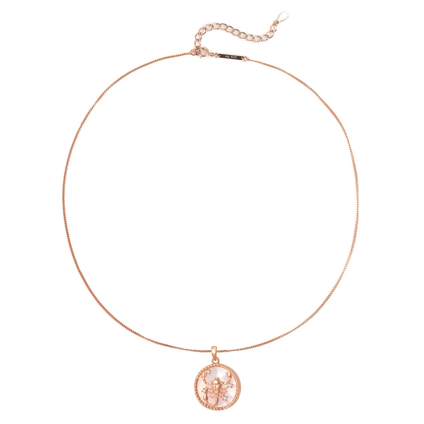 Scorpio Zodiac Pendant Necklace