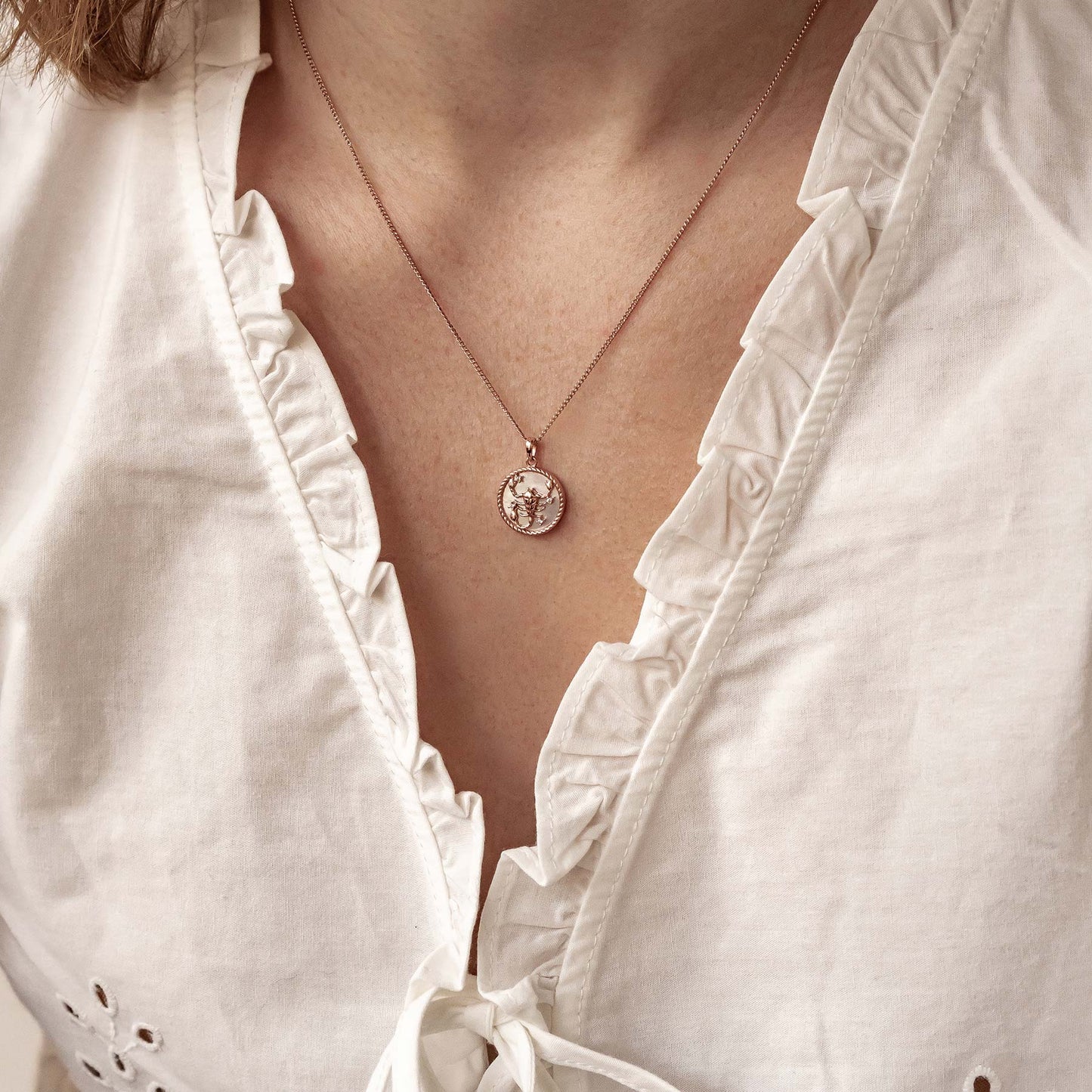 Scorpio Zodiac Pendant Necklace