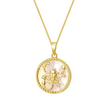Scorpio Zodiac Pendant Necklace