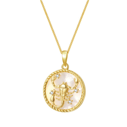 Scorpio Zodiac Pendant Necklace