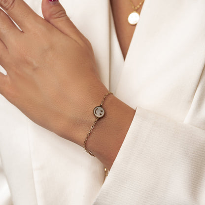 Shell Smiley Bracelet Waterproof