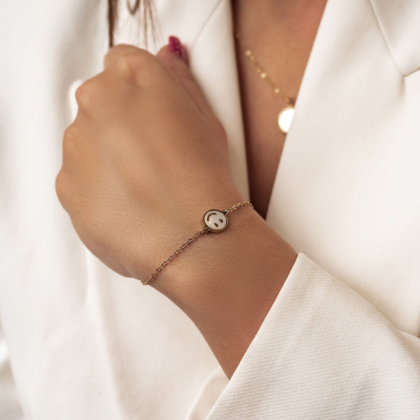 Shell Smiley Bracelet Waterproof