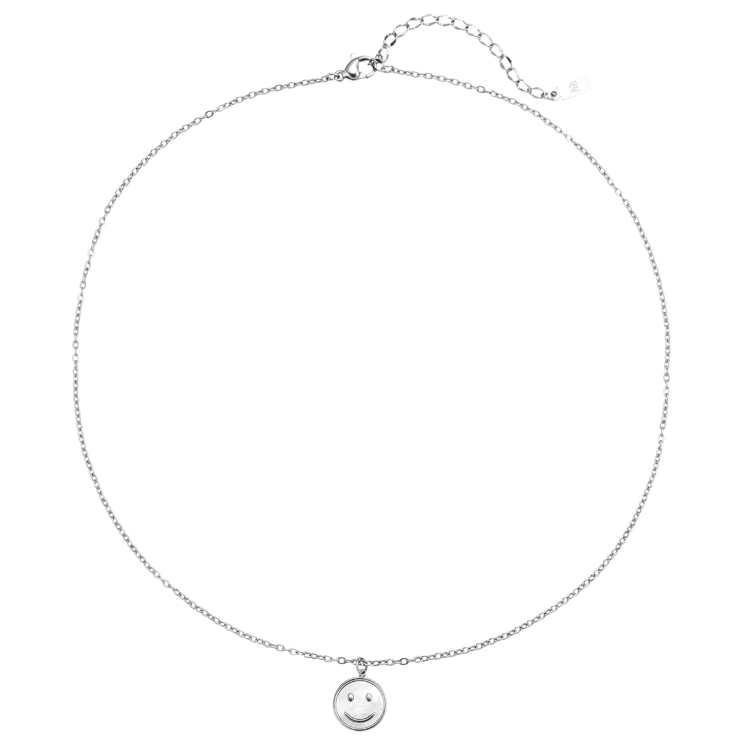 Shell Smiley Pendant Necklace Waterproof