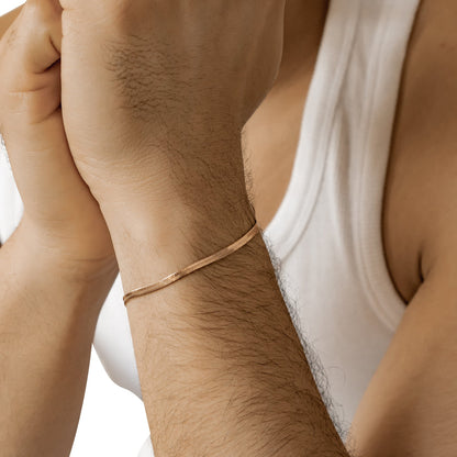 Snake Chain Bracelet Waterproof 18-23cm