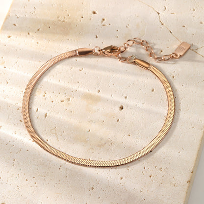 Snake Chain Bracelet Waterproof 18-23cm