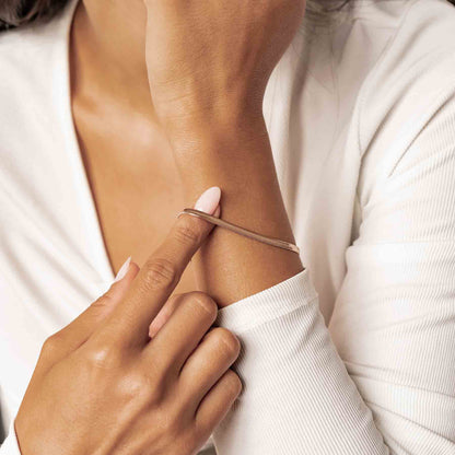 Snake Chain Bracelet Rose Gold