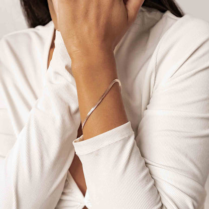 Snake Chain Bracelet Rose Gold