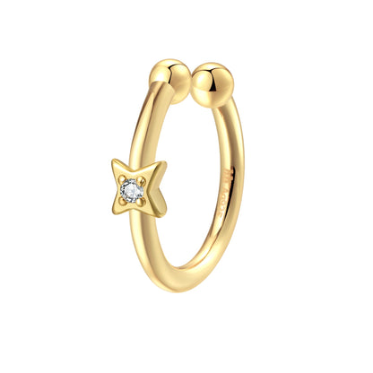 Star Ear Cuff Sterling Silver