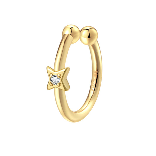 Star Ear Cuff Sterling Silver