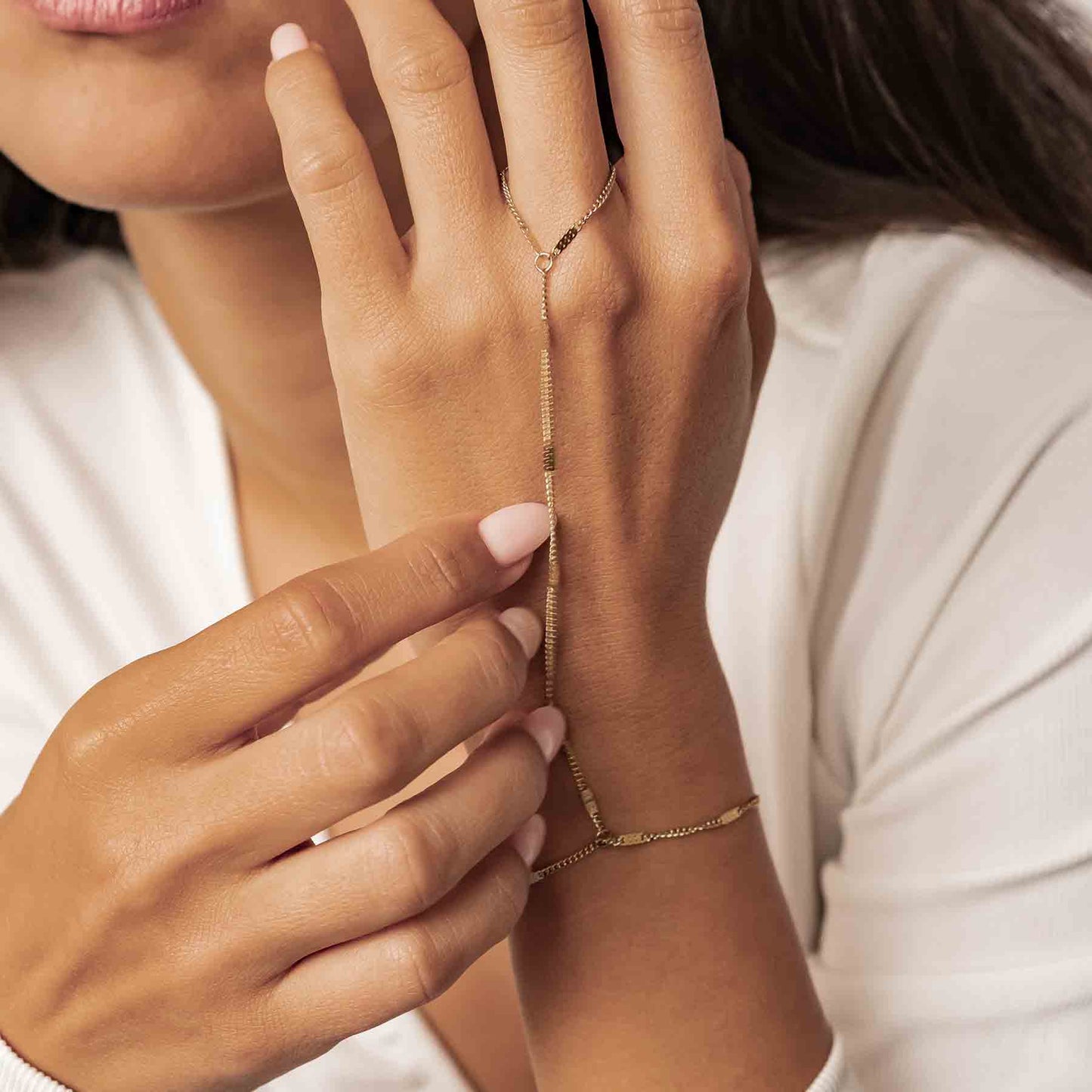 Starburst Hand Chain Bracelet