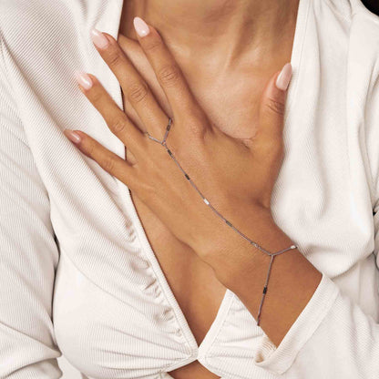 Starburst Hand Chain Bracelet