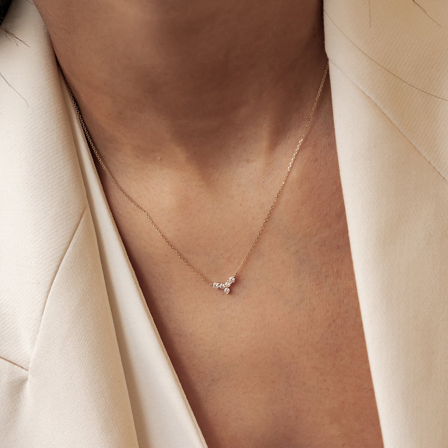 Strength Necklace 14K Gold