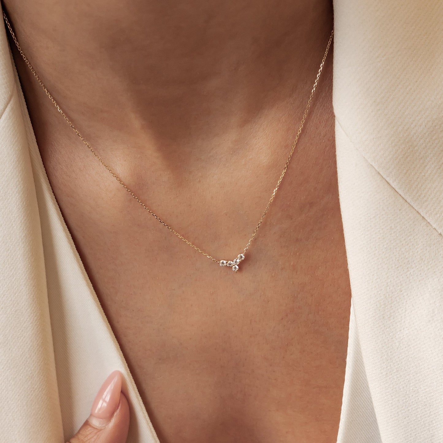 Strength Necklace 14K Gold