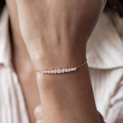 Tennis Glow Bracelet Sterling Silver