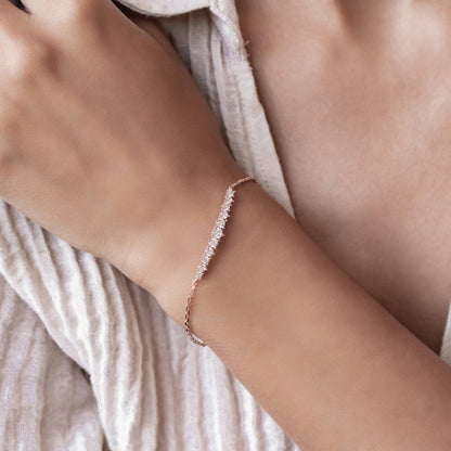 Tennis Glow Bracelet Sterling Silver