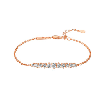 Tennis Glow Bracelet Sterling Silver