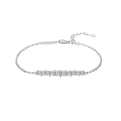 Tennis Glow Bracelet Sterling Silver