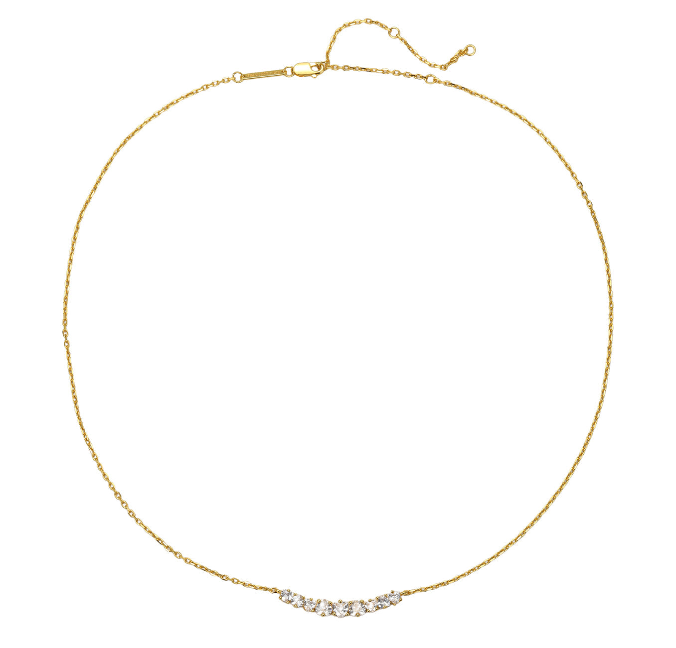 Tennis Glow Necklace Sterling Silver