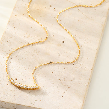 Tennis Glow Necklace Sterling Silver