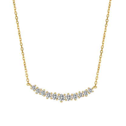 Tennis Glow Necklace Sterling Silver