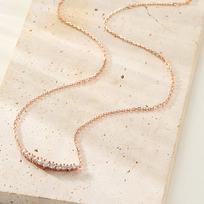 Tennis Glow Necklace Sterling Silver