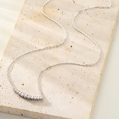 Tennis Glow Necklace Sterling Silver