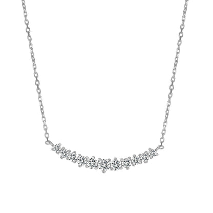 Tennis Glow Necklace Sterling Silver