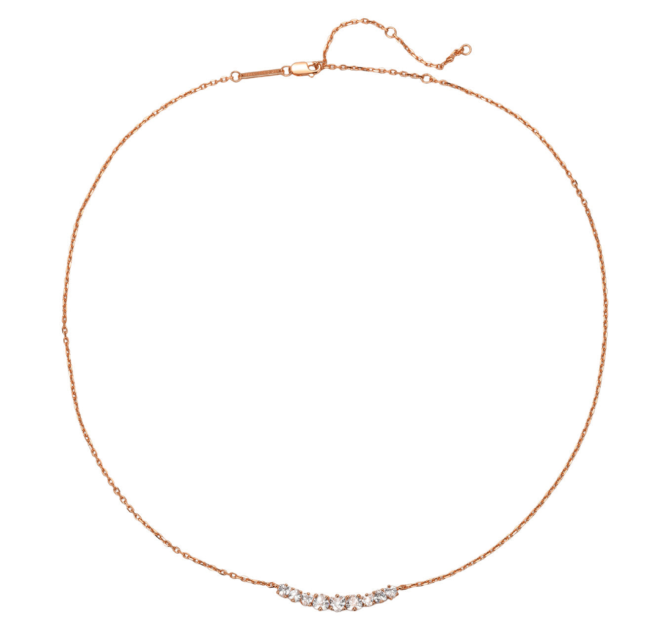 Tennis Glow Necklace Sterling Silver