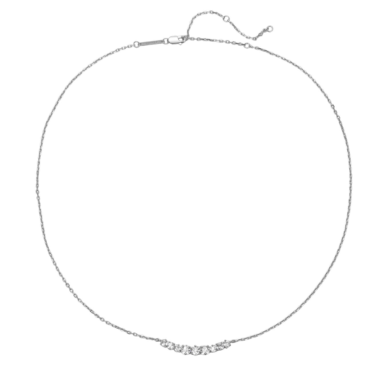 Tennis Glow Necklace Sterling Silver