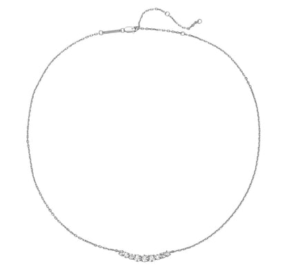 Tennis Glow Necklace Sterling Silver