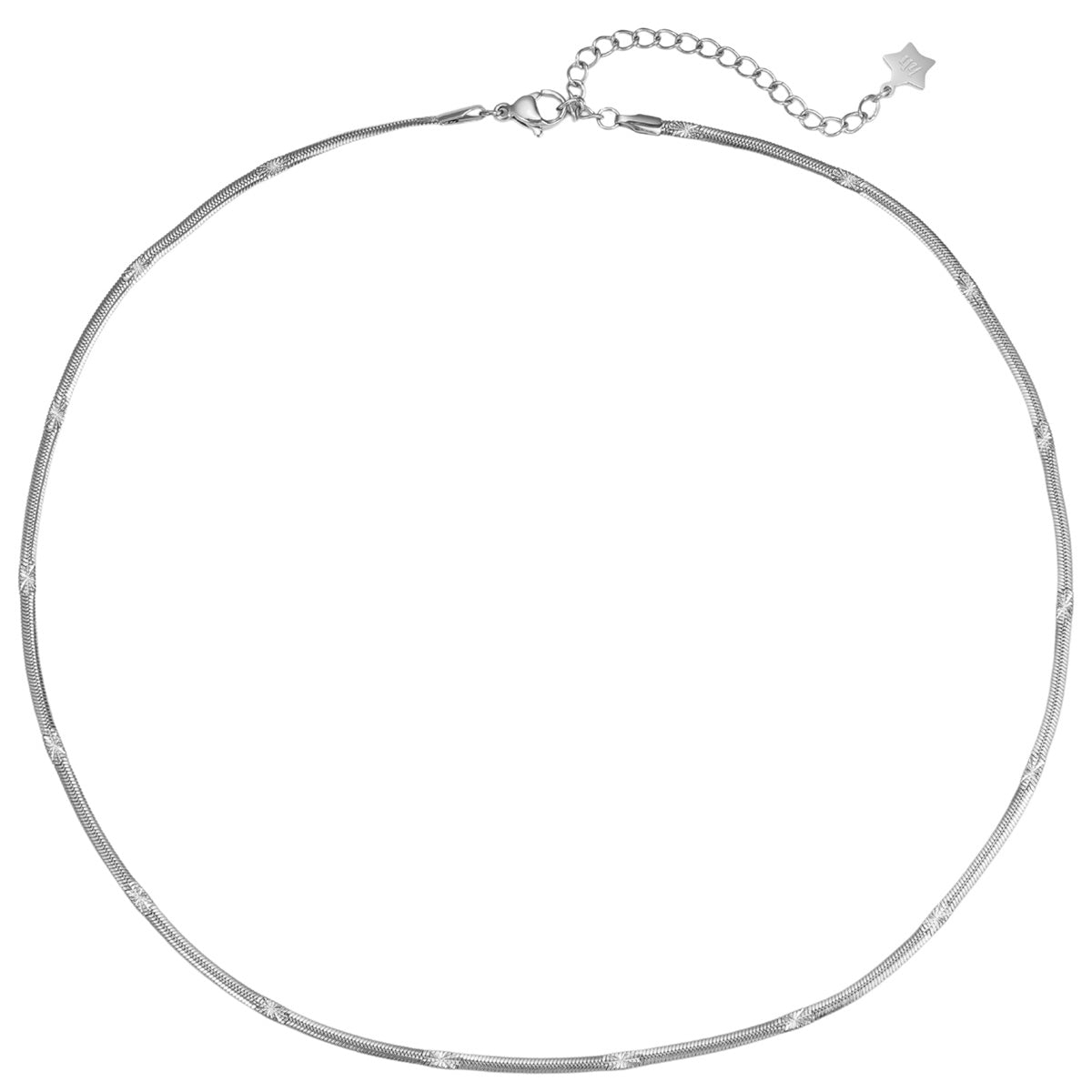 Textured Snake Chain Necklace Waterproof