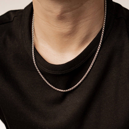 Thick Box Chain Necklace Waterproof