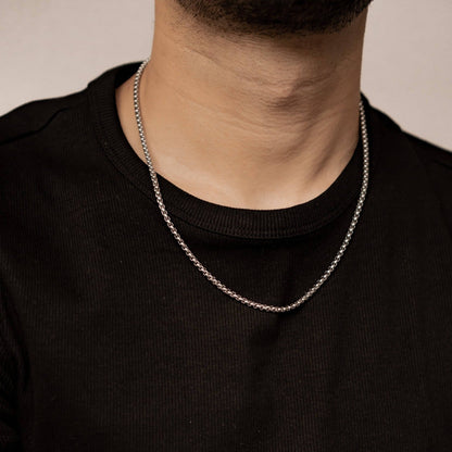 Thick Box Chain Necklace Waterproof