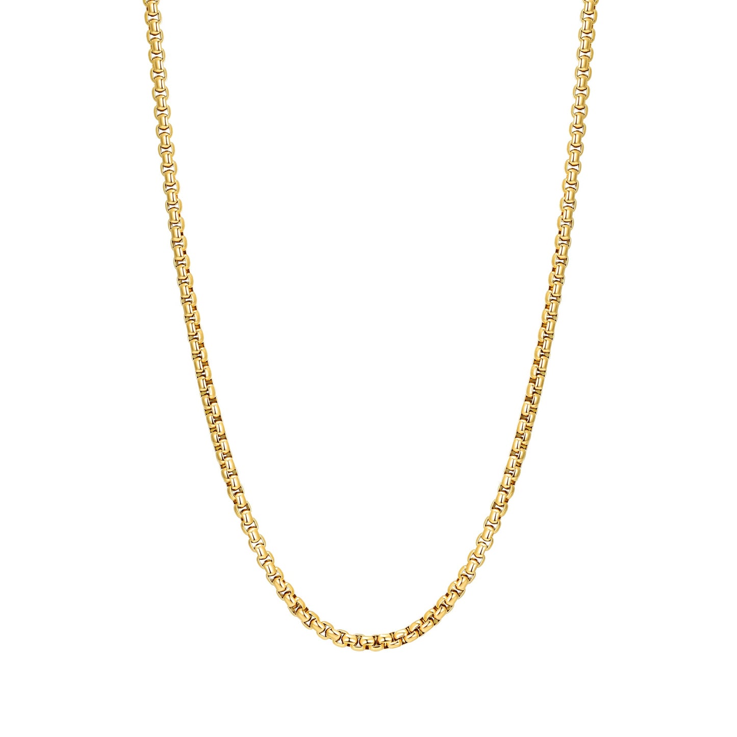 Thick Box Chain Necklace Waterproof