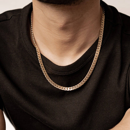 Thick Cuban Chain Necklace Waterproof